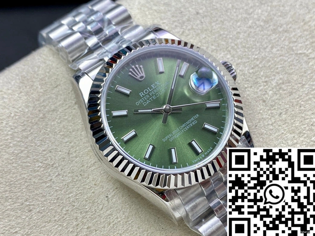 31MM Factory Stainless Datejust EW Steel M278274-0018 Rolex 0124